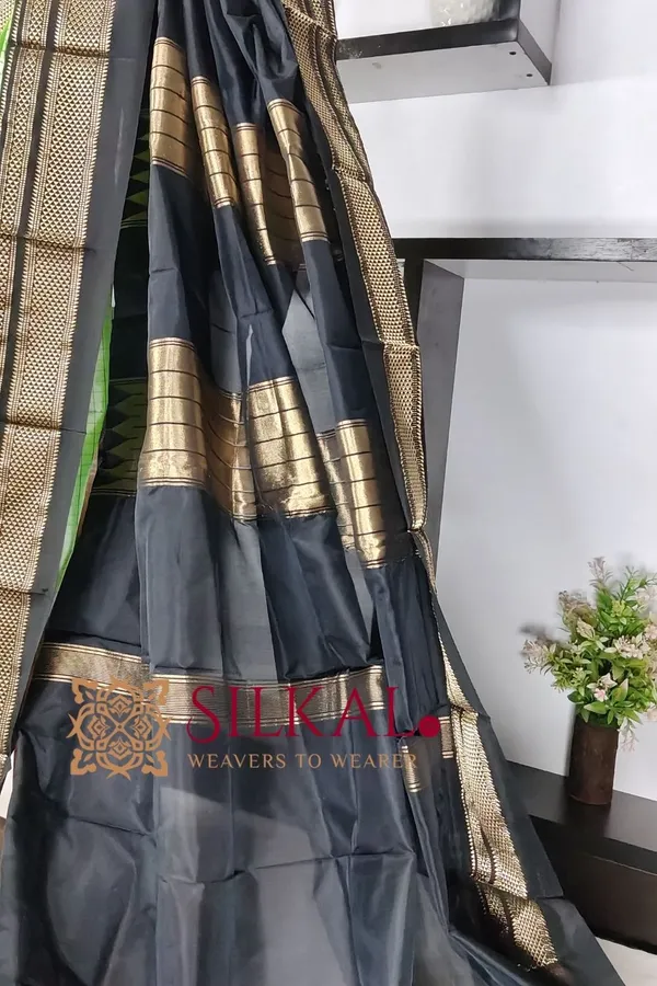 Ilkal_Pure_Silk_Chaduranga_Saree_SKL03742