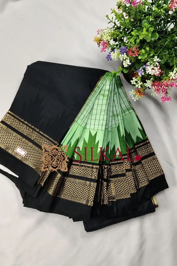 Ilkal_Pure_Silk_Chaduranga_Saree_SKL03742