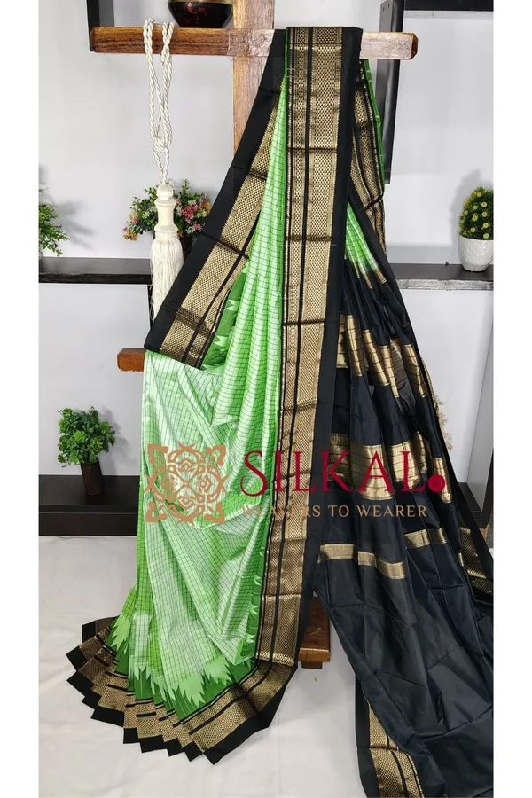 Ilkal_Pure_Silk_Chaduranga_Saree_SKL03742