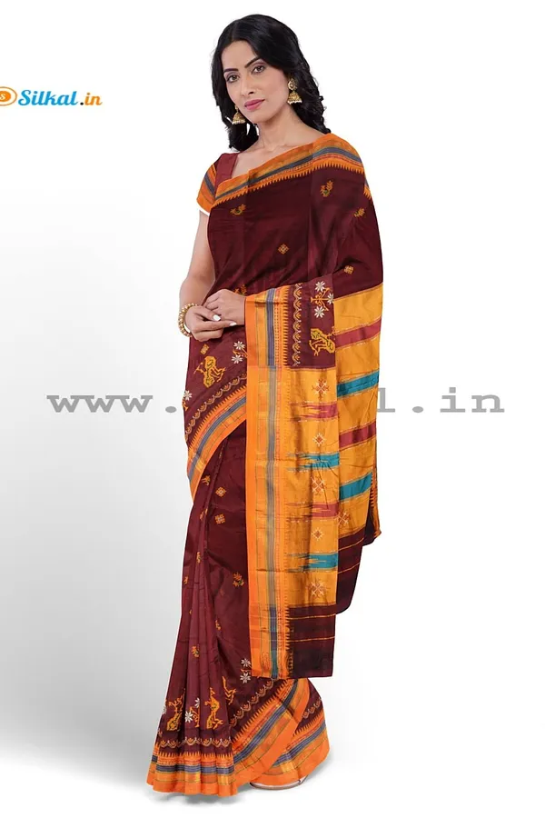 Ilkal_Kasuti_Work_Silk_By_Cotton_Saree_Saree_Code-_SKL1392