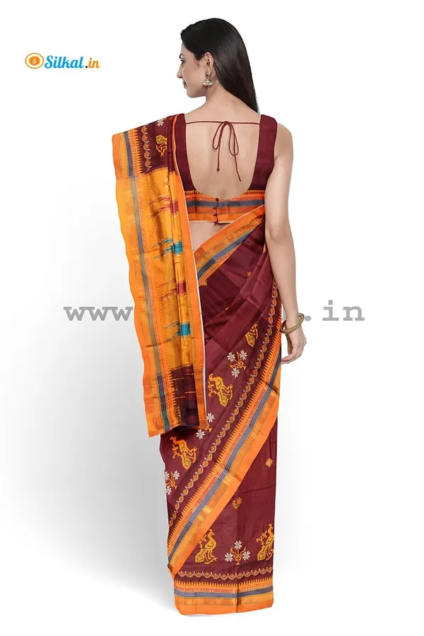 Ilkal_Kasuti_Work_Silk_By_Cotton_Saree_Saree_Code-_SKL1392