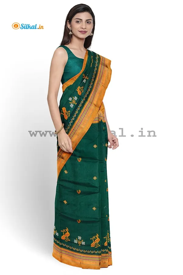 Ilkal_Kasuti_Work_Silk_By_Cotton_Saree_Saree_Code-_SKL1639