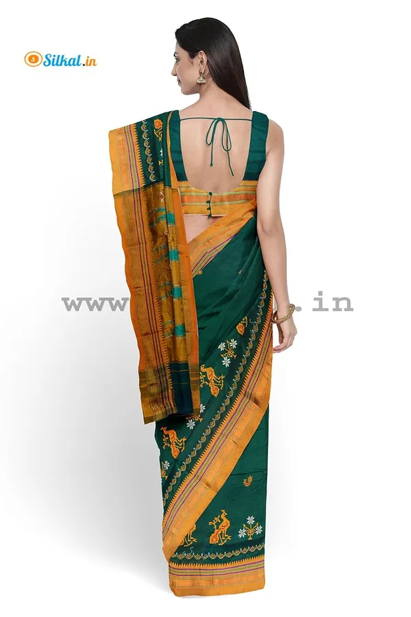Ilkal_Kasuti_Work_Silk_By_Cotton_Saree_Saree_Code-_SKL1639