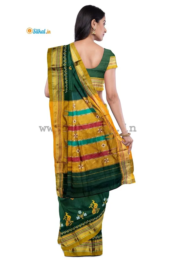Ilkal_Kasuti_Work_Silk_By_Cotton_Saree_Code-_SKL1640