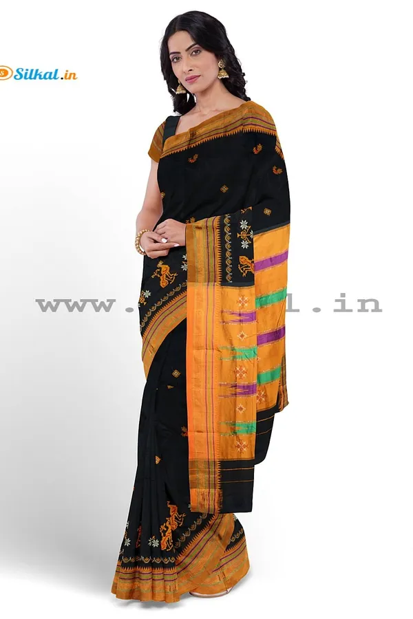 Ilkal_Kasuti_Work_Silk_By_Cotton_Saree_Code-_SKL1649