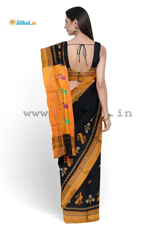 Ilkal_Kasuti_Work_Silk_By_Cotton_Saree_Code-_SKL1649