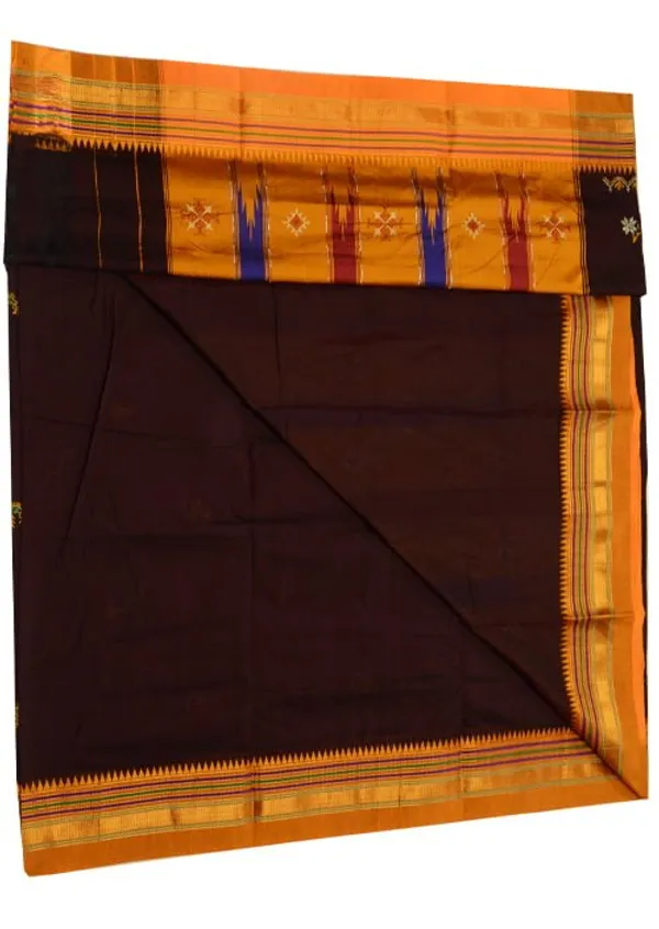Ilkal_Kasuti_Work_Silk_By_Cotton_Saree_Code-_SKL1183