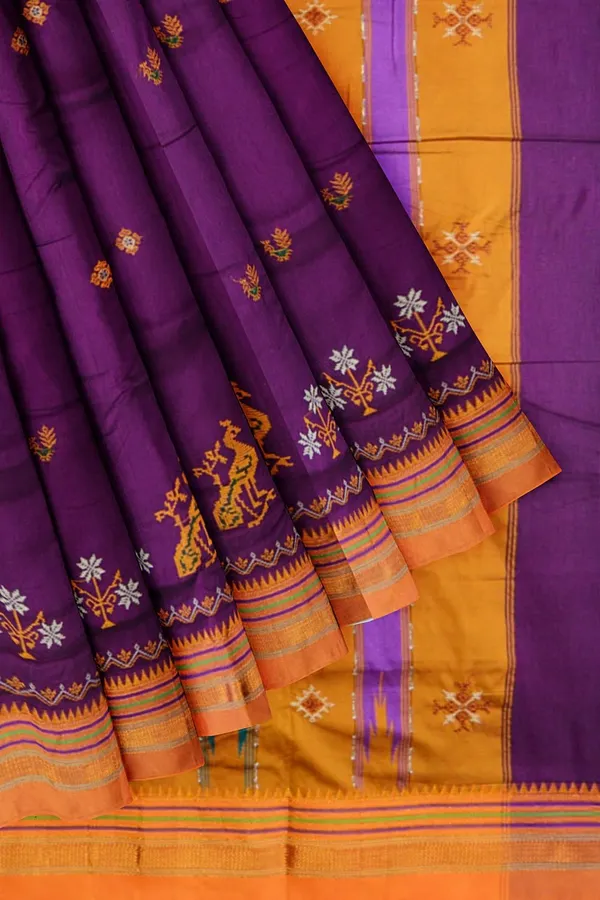 Ilkal_Kasuti_Work_Silk_By_Cotton_Saree_Code-_SKL1634