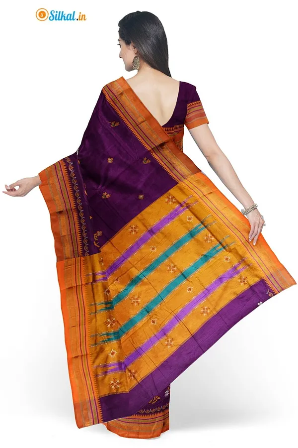 Ilkal_Kasuti_Work_Silk_By_Cotton_Saree_Code-_SKL1634