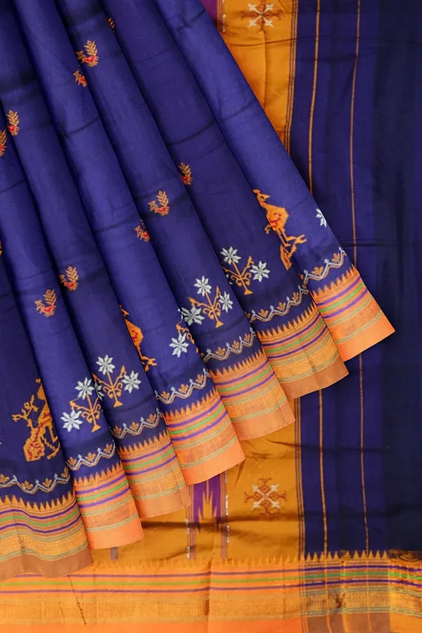 Ilkal_Kasuti_Work_Silk_By_Cotton_Saree_Saree_Code-_SKL1633