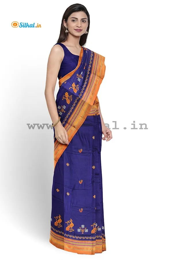 Ilkal_Kasuti_Work_Silk_By_Cotton_Saree_Saree_Code-_SKL1633
