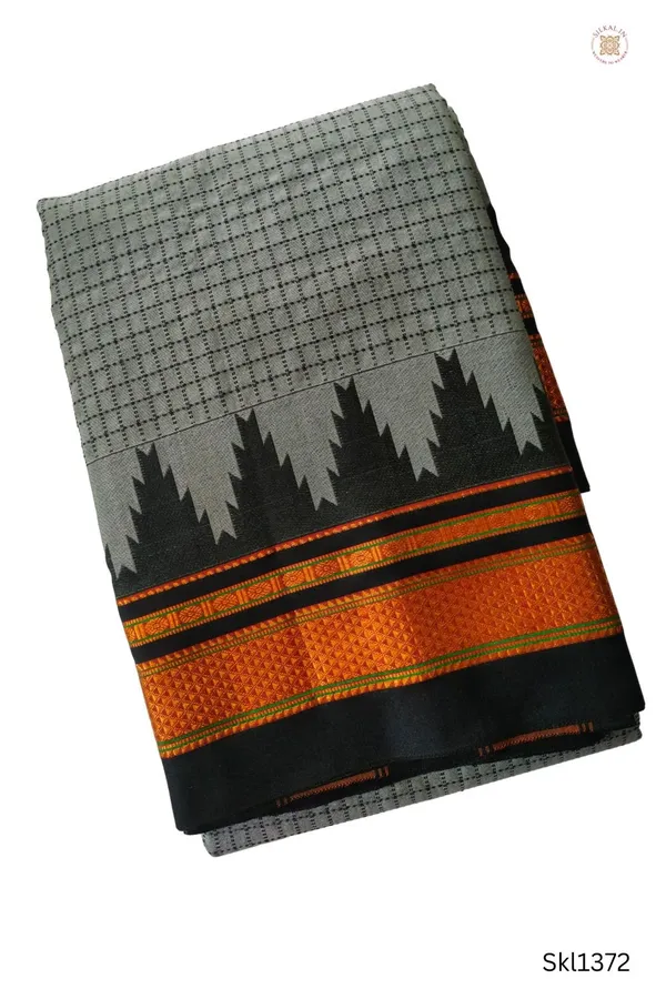 Ilkal_Checks_Chaduranga_Saree_Saree_Code-_SKL1573