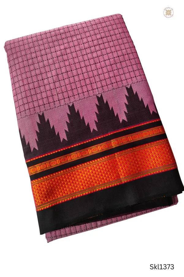 Ilkal_Checks_Chaduranga_Saree_Saree_Code-_SKL1574