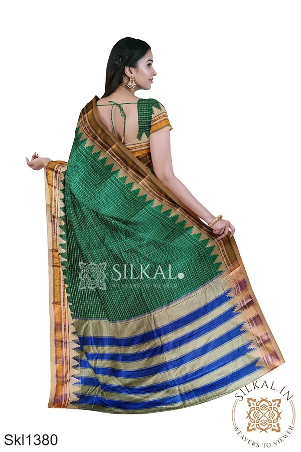 Ilkal_Checks_Chaduranga_Sarees_Saree_Code-_SKL1358