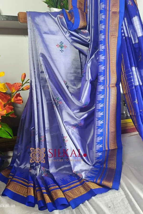 Ilkal_Pure_Silk_Kasuti_Saree_Saree_Code-_SKL1706