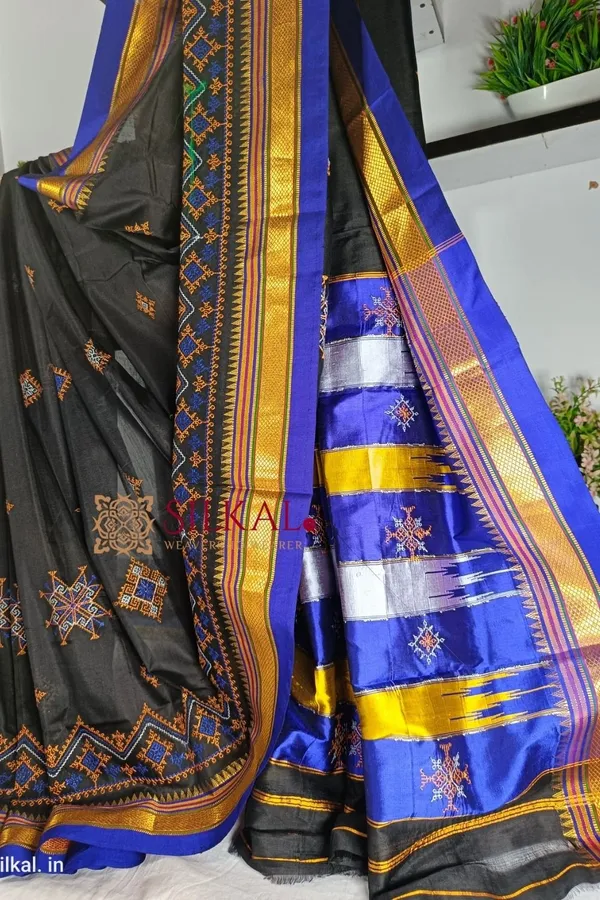 Ilkal_Semi_Silk_With_Kasuti_Saree_Code-_SKL1691