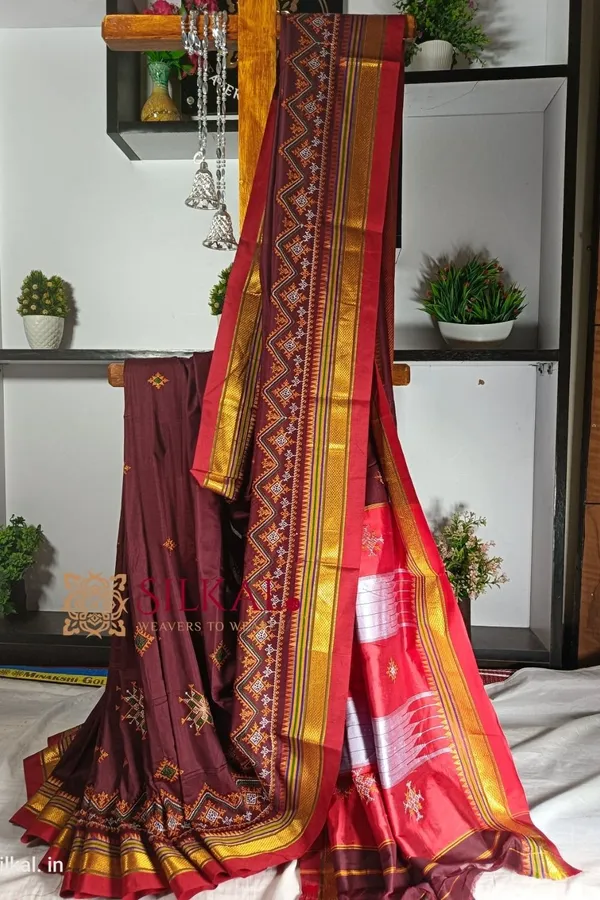 Ilkal_Semi_Silk_With_Kasuti_Saree_Saree_Code-_SKL1695