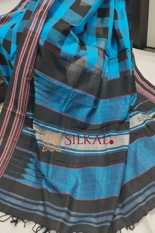 Ilkal_Handloom_Mercerized_Cotton_By_Cotton_Sarees_Saree_Code-_SKL1329