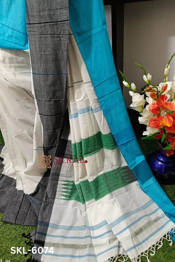 Ilkal_Handloom_Mercerized_Cotton_By_Cotton_Sarees_Saree_Code-_SKL1225