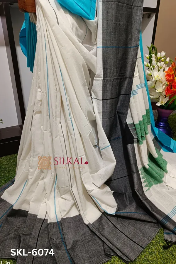 Ilkal_Handloom_Mercerized_Cotton_By_Cotton_Sarees_Saree_Code-_SKL1225