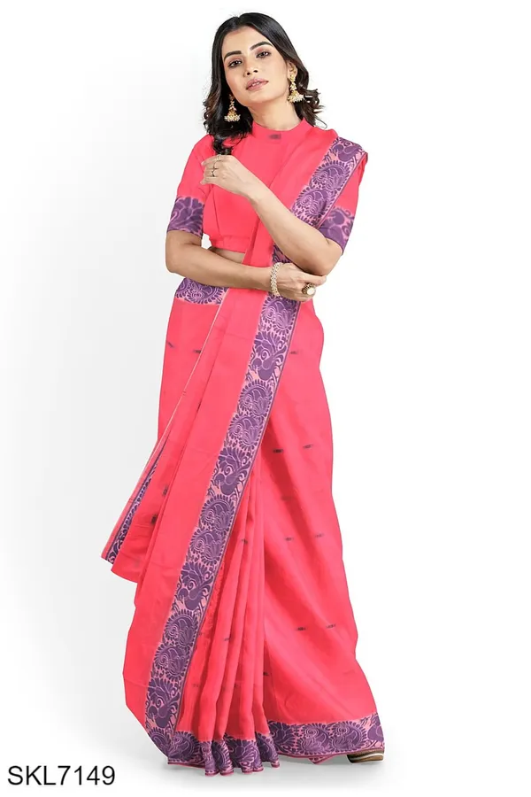 Banahatti_Cotton_Butta_Light_Color_Saree_Saree_Code-_SKL1543