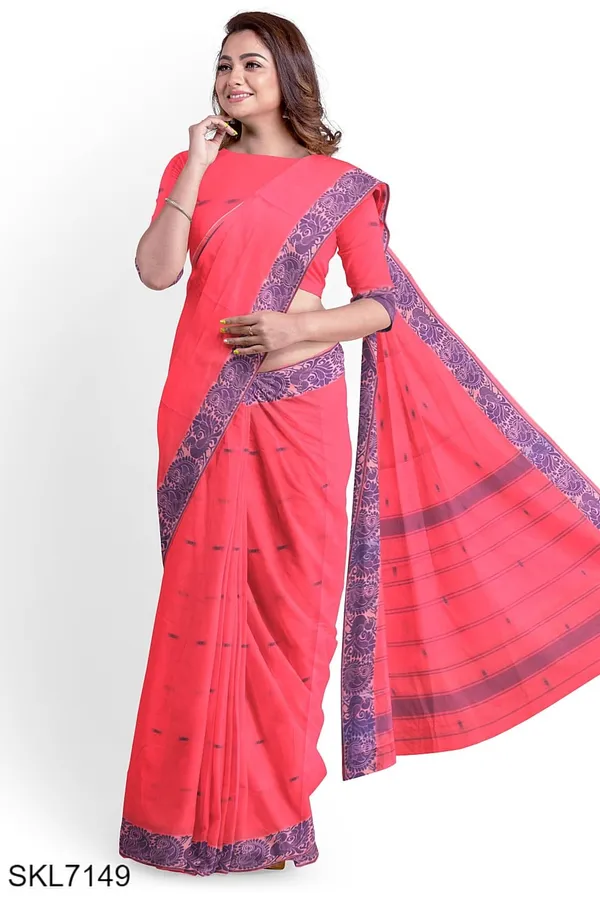 Banahatti_Cotton_Butta_Light_Color_Saree_Saree_Code-_SKL1543