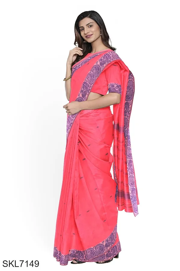 Banahatti_Cotton_Butta_Light_Color_Saree_Saree_Code-_SKL1543