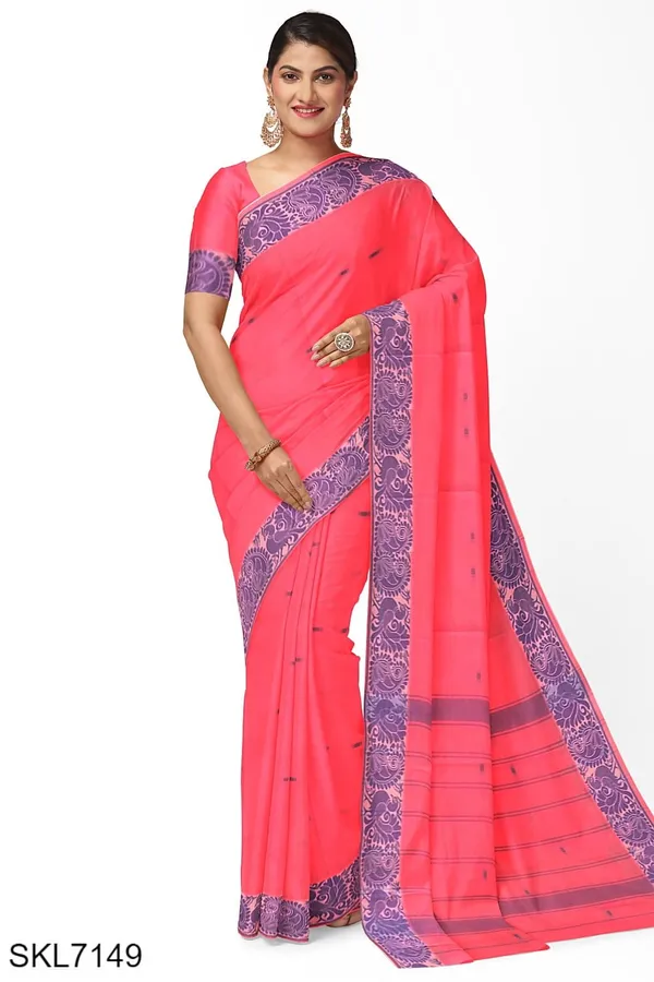 Banahatti_Cotton_Butta_Light_Color_Saree_Saree_Code-_SKL1543