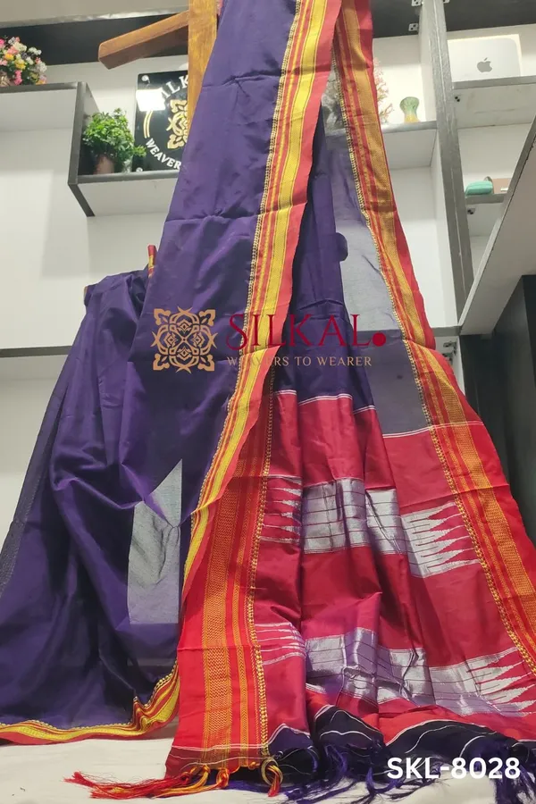 Ilkal_Mercerized_Cotton_Saree_Saree_Code-_SKL1136
