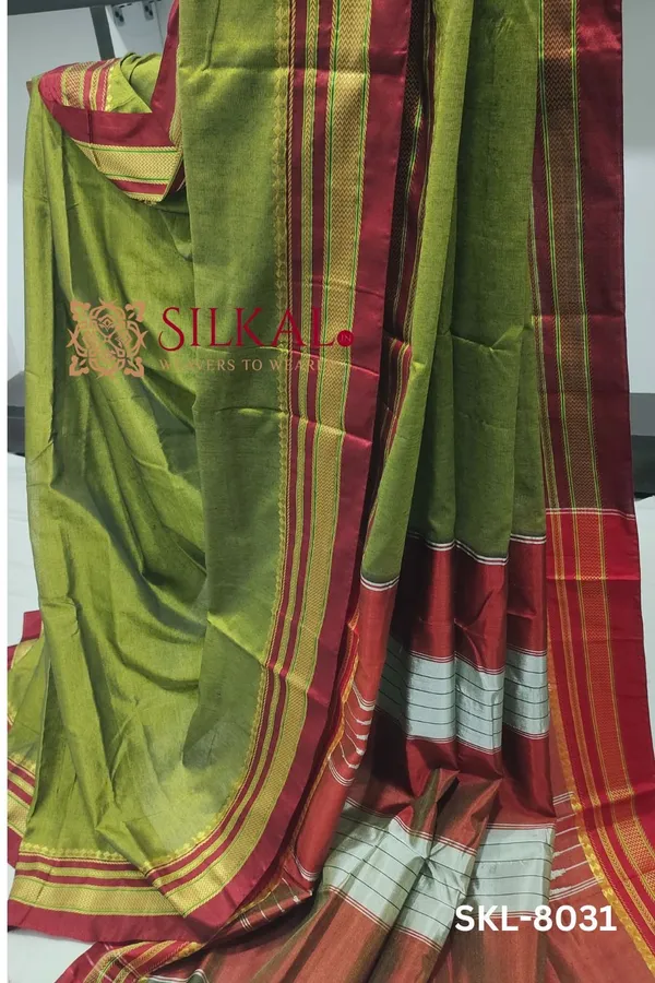 Ilkal_Mercerized_Cotton_Saree_Saree_Code-_SKL1106