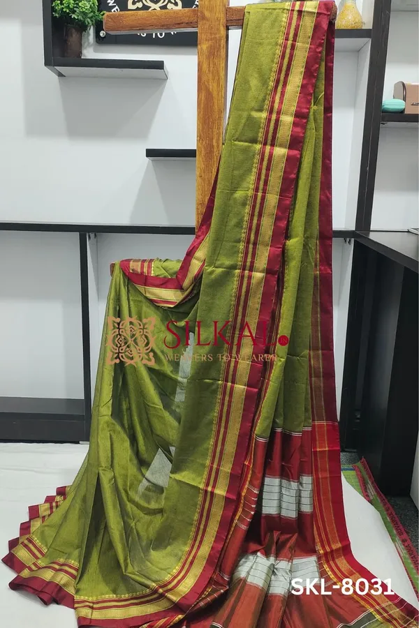 Ilkal_Mercerized_Cotton_Saree_Saree_Code-_SKL1106