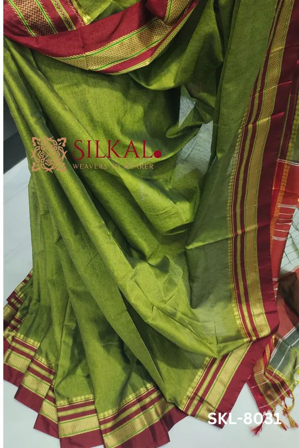 Ilkal_Mercerized_Cotton_Saree_Saree_Code-_SKL1106