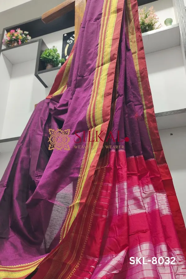 Ilkal_Mercerized_Cotton_Saree_Saree_Code-_SKL1219