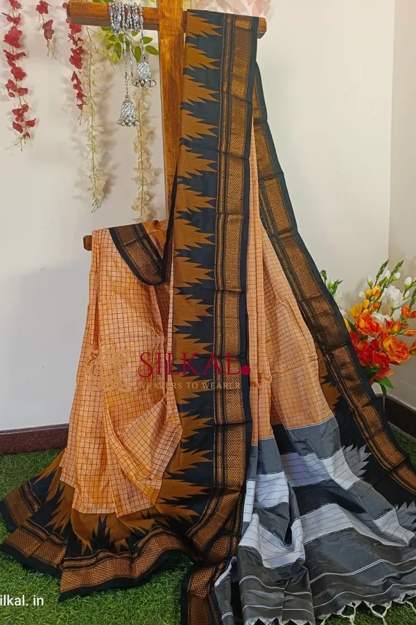 Ilkal_Checks_Chaduranga_Sarees_Saree_Code-_SKL1382