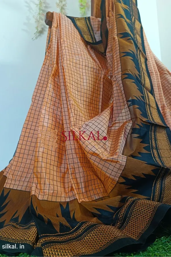 Ilkal_Checks_Chaduranga_Sarees_Saree_Code-_SKL1382