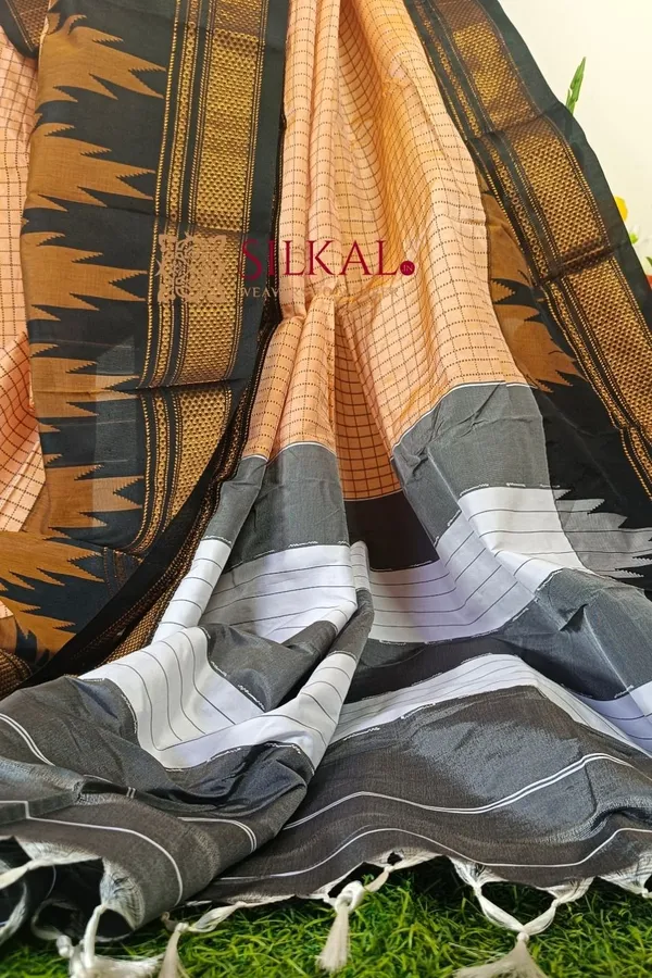 Ilkal_Checks_Chaduranga_Sarees_Saree_Code-_SKL1382