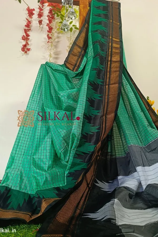 Ilkal_Checks_Chaduranga_Saree_Saree_Code-_SKL1387