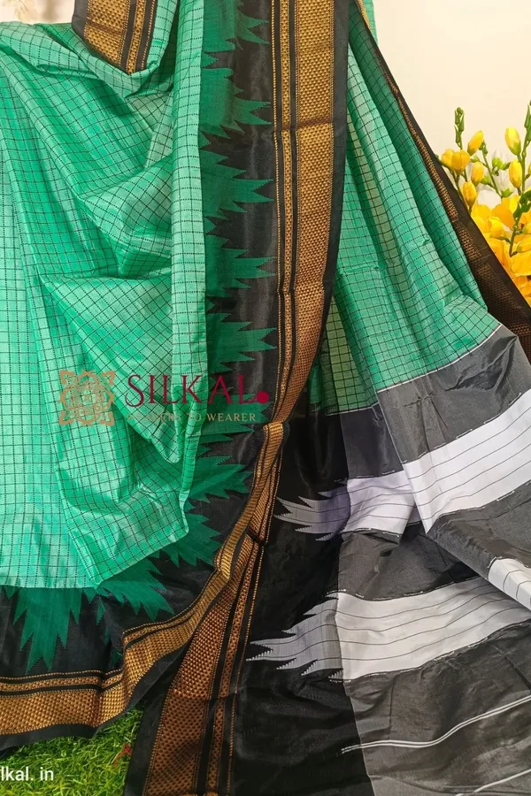 Ilkal_Checks_Chaduranga_Saree_Saree_Code-_SKL1387