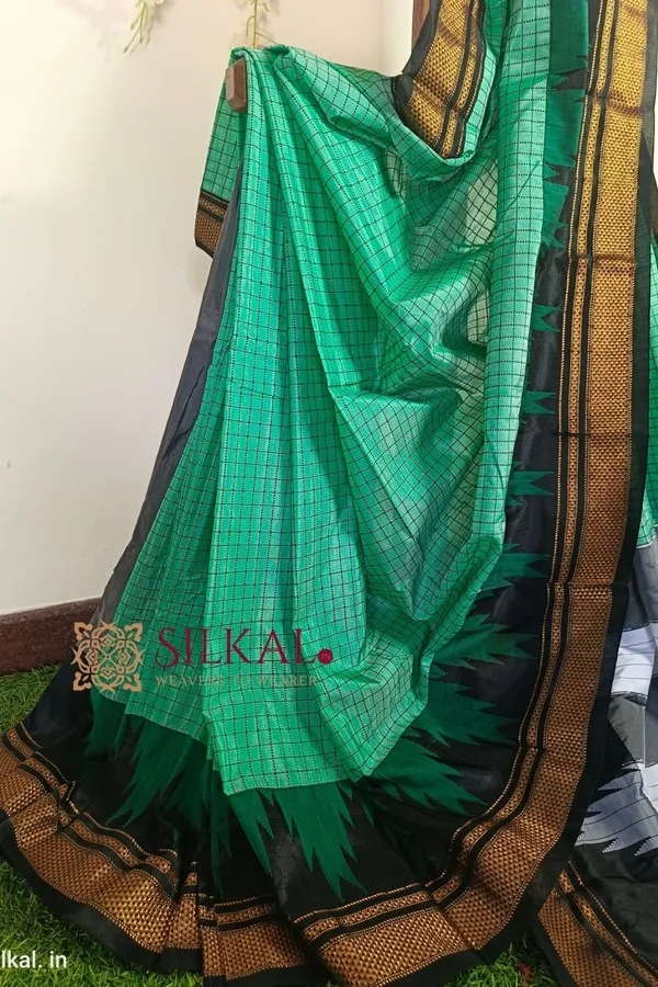 Ilkal_Checks_Chaduranga_Saree_Saree_Code-_SKL1387