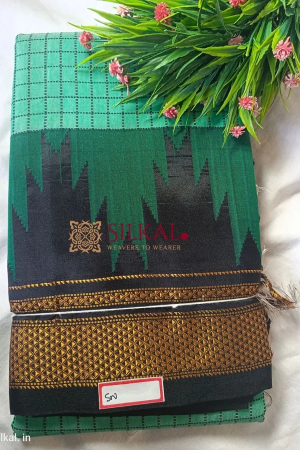 Ilkal_Checks_Chaduranga_Saree_Saree_Code-_SKL1387
