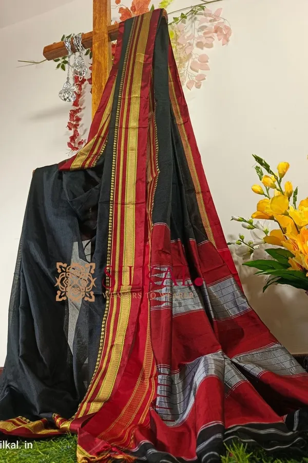 Ilkal_Mercerized_Cotton_Saree_Saree_Code-_SKL1058