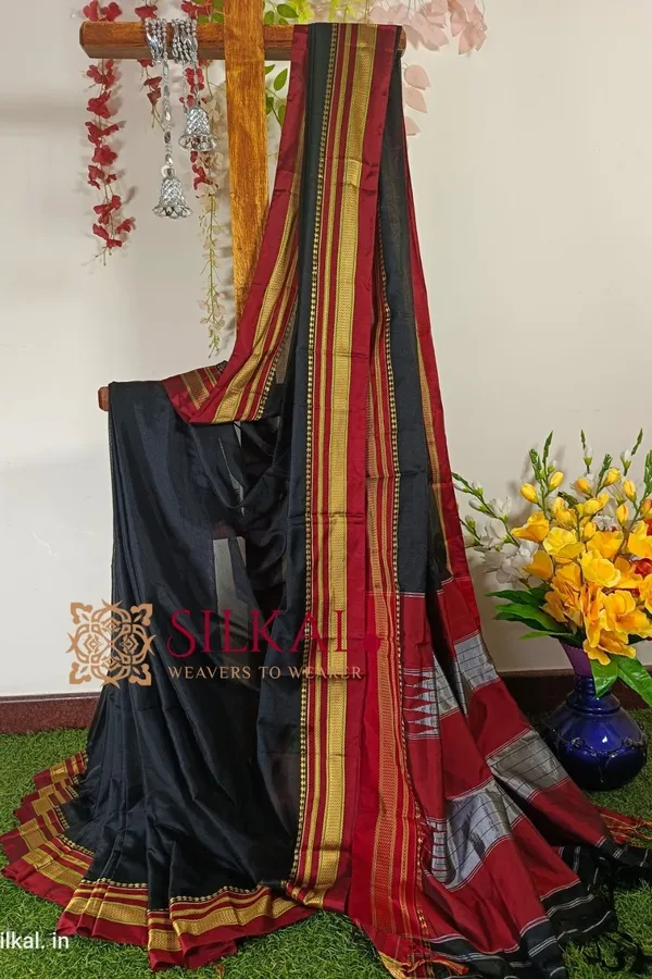 Ilkal_Mercerized_Cotton_Saree_Saree_Code-_SKL1058