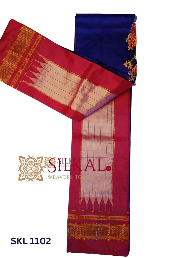 Pure_Silk_Ilkal_Handloom_Saree_Saree_Code-_SKL1337