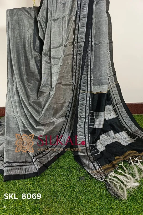 Ilkal_Handloom_Cotton_Silk_Chikki_Border_Saree_Saree_Code-_SKL1509