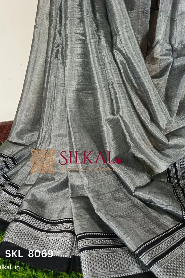 Ilkal_Handloom_Cotton_Silk_Chikki_Border_Saree_Saree_Code-_SKL1509