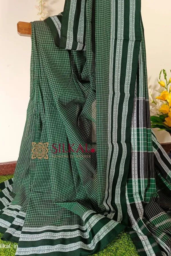 Patteda_Anchu_Pure_Cotton_Handloom_Saree_Saree_Code-_SKL1084