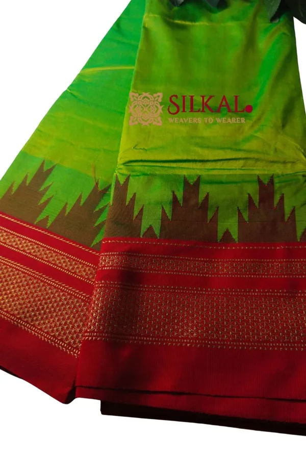 Ilkal_Half_Silk_Handloom_Saree_Saree_Code-_SKL1622
