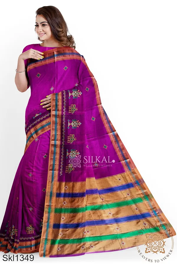 Ilkal_Kasuti_Sarees_Saree_Code-_SKL1352