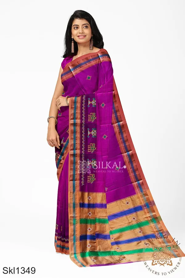 Ilkal_Kasuti_Sarees_Saree_Code-_SKL1352