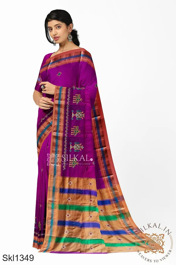 Ilkal_Kasuti_Sarees_Saree_Code-_SKL1352